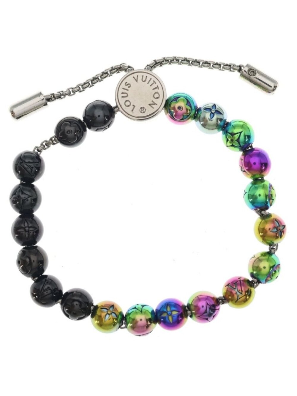 Louis Vuitton Brass les Pearl Monogram Bracelet Multi